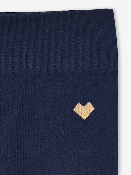 Legging de sport en côtes sans couture fille marine 3 - vertbaudet enfant 