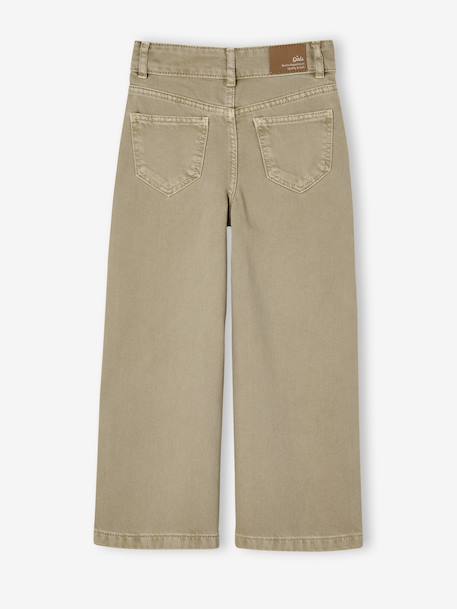 Pantalon fille large MorphologiK fin corail+kaki+vieux rose 7 - vertbaudet enfant 