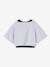 Tee-shirt sport cropped 2 en 1 avec brassière fille gris chiné 4 - vertbaudet enfant 