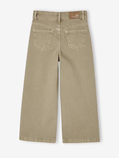 Pantalon fille large MorphogiK medium corail+kaki+vieux rose 7 - vertbaudet enfant 