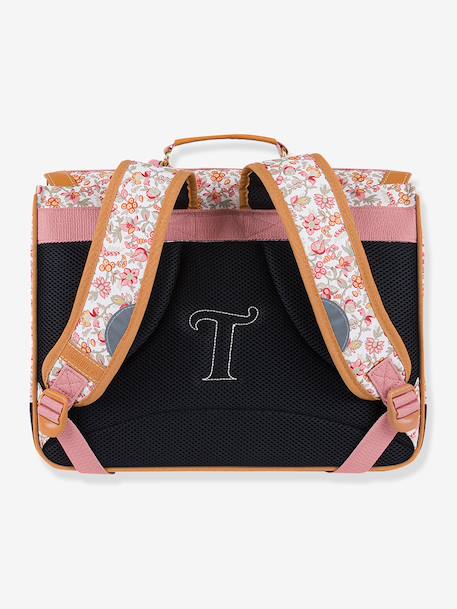 Cartable Tann's x Cyrillus Capucine TANN'S motif Mireille bois de rose 3 - vertbaudet enfant 