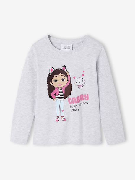 Pyjama Gabby et la Maison magique Gris chiné/rose 2 - vertbaudet enfant 