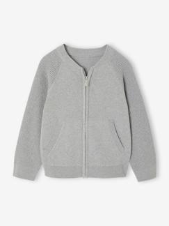 -Gilet Teddy garçon manches longues