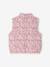 Doudoune fille sans manches motifs fleurs rose imprimé 2 - vertbaudet enfant 