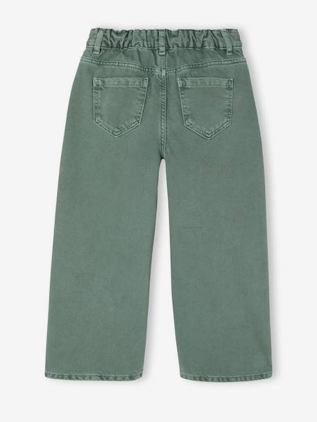 Pantalon fille large couleur pivoine+prune+rose+vert+vert de gris 16 - vertbaudet enfant 