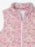 Doudoune fille sans manches motifs fleurs rose imprimé 3 - vertbaudet enfant 