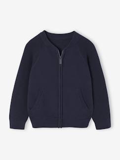 -Gilet Teddy garçon manches longues