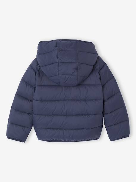 Doudoune fille légère à capuche marine+rose+vert de gris+vieux rose 3 - vertbaudet enfant 