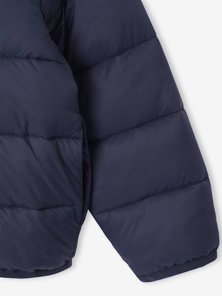 Doudoune fille légère à capuche marine+rose+vert de gris+vieux rose 5 - vertbaudet enfant 