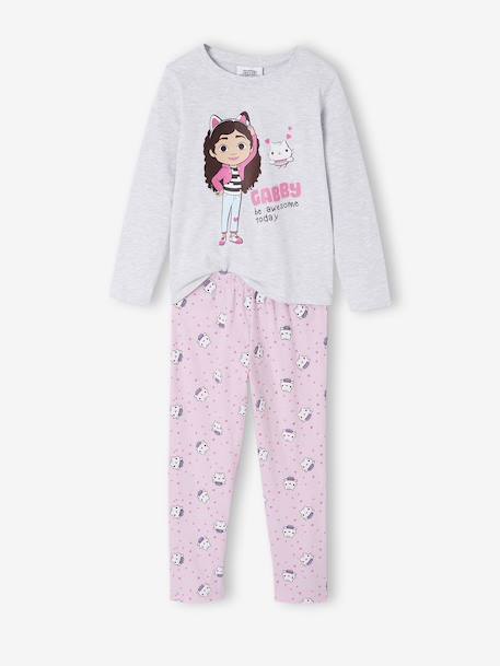Pyjama Gabby et la Maison magique Gris chiné/rose 1 - vertbaudet enfant 