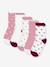 Lot de 5 paires de chaussettes enfant en coton imprimé coeurs Petit Bateau rose 1 - vertbaudet enfant 