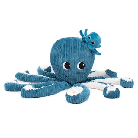 Peluche ptipotos pieuvre bleu filou Bleu 1 - vertbaudet enfant 