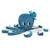 Peluche ptipotos pieuvre bleu filou Bleu 1 - vertbaudet enfant 