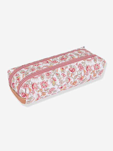 Trousse 2 compartiments Tann's x Cyrillus Capucine TANN'S bois de rose 2 - vertbaudet enfant 
