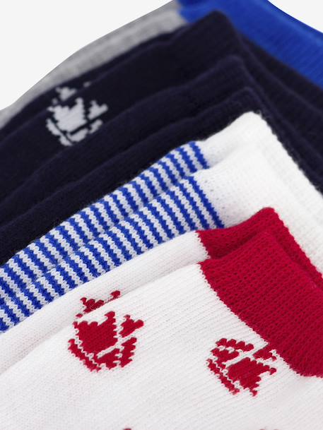 Lot de 5 paires de chaussettes bébé mixtes bleu 2 - vertbaudet enfant 