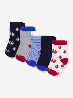 -Lot de 5 paires de chaussettes bébé mixtes