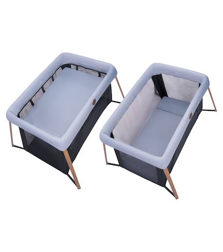 Lit de voyage bébé évolutif iris² Gris essentiel 2 - vertbaudet enfant 