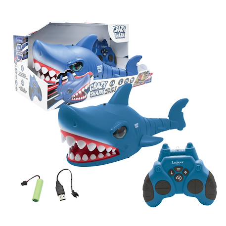 RC Shark - Crazy Shark Requin télécommandé avec effets sonores Bleu 4 - vertbaudet enfant 