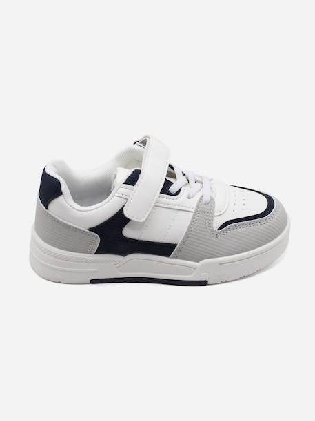 Basket à scratch Blanc+Bleu+Gris+Noir 159+Noir 1817 12 - vertbaudet enfant 