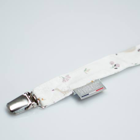Attache tétine  en coton sidonia Sidonia, beige, écru, blanc 5 - vertbaudet enfant 