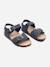 Sandale à brides Bleu foncé+Marron+Noir+Taupe 1 - vertbaudet enfant 