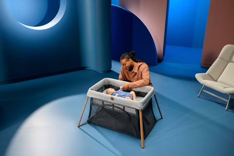 Lit de voyage bébé évolutif iris² Gris essentiel+Gris graphite 11 - vertbaudet enfant 