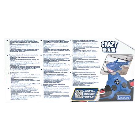 RC Shark - Crazy Shark Requin télécommandé avec effets sonores Bleu 3 - vertbaudet enfant 