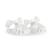Sandales blanches pour poupon 36 cm Multicolore 1 - vertbaudet enfant 