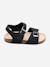 Sandale à brides Bleu foncé+Marron+Noir+Taupe 12 - vertbaudet enfant 