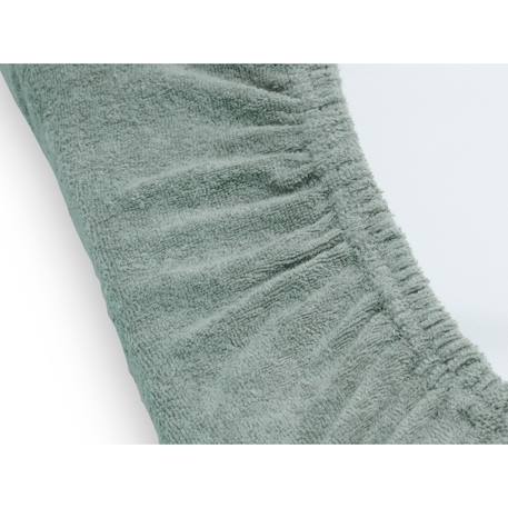 Housse matelas à langer éponge en coton Nougat+Vert poudré 7 - vertbaudet enfant 