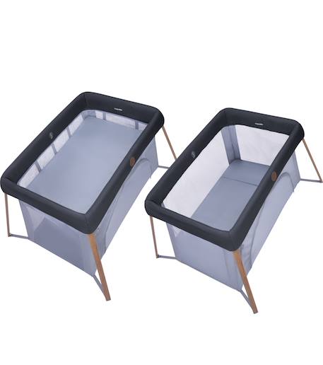 Lit de voyage bébé évolutif iris² Gris essentiel+Gris graphite 8 - vertbaudet enfant 
