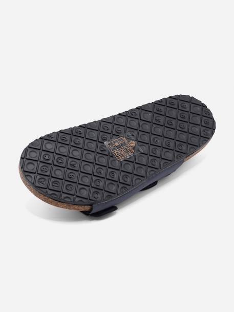 Sandale à scratch Bleu foncé+Noir+Taupe 5 - vertbaudet enfant 