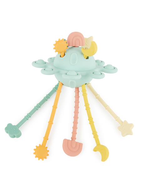 Jouet sensoriel planète silicone eucalyptus Eucalyptus 1 - vertbaudet enfant 