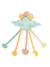 Jouet sensoriel planète silicone eucalyptus Eucalyptus 1 - vertbaudet enfant 