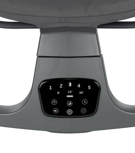 Balancelle bébé automatique et transat melilo Gris graphite 2 - vertbaudet enfant 