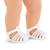 Sandales blanches pour poupon 36 cm Multicolore 2 - vertbaudet enfant 
