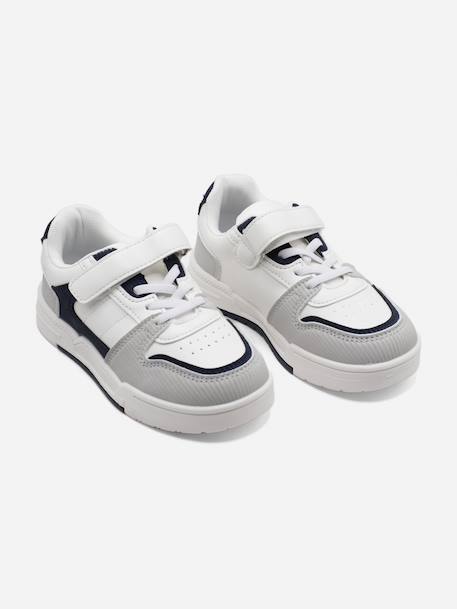 Basket à scratch Blanc+Bleu+Gris+Noir 159+Noir 1817 11 - vertbaudet enfant 