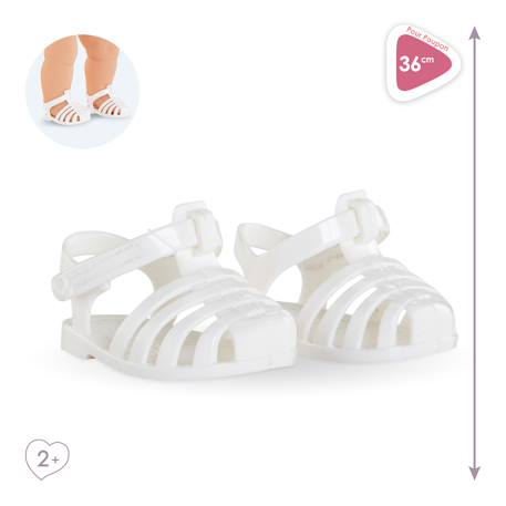 Sandales blanches pour poupon 36 cm Multicolore 3 - vertbaudet enfant 