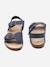 Sandale à brides Bleu foncé+Marron+Noir+Taupe 3 - vertbaudet enfant 