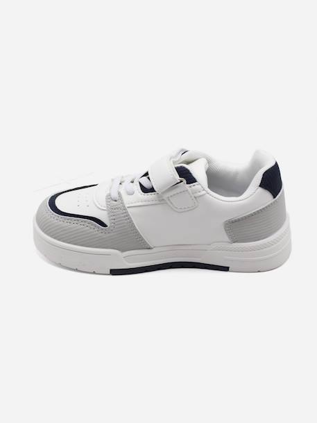 Basket à scratch Blanc+Bleu+Gris+Noir 159+Noir 1817 14 - vertbaudet enfant 