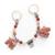 Chaîne de landau crochet fanto en coton bio fleuri Rose 1 - vertbaudet enfant 
