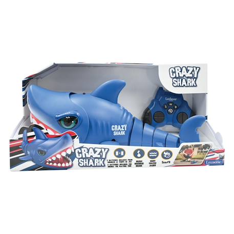RC Shark - Crazy Shark Requin télécommandé avec effets sonores Bleu 2 - vertbaudet enfant 