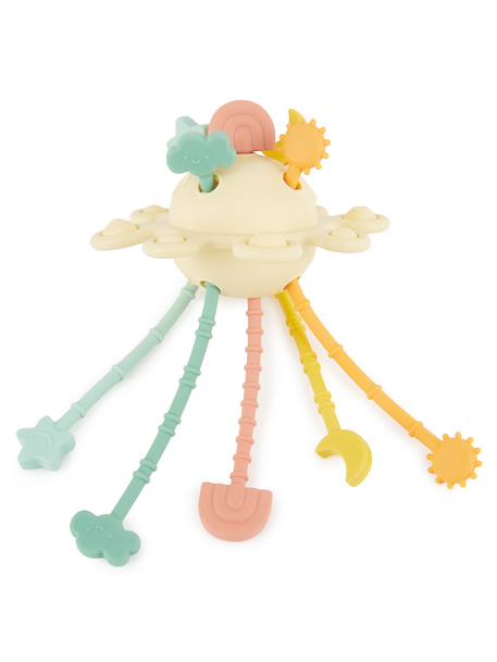 Jouet sensoriel planète silicone eucalyptus Banana+Eucalyptus 1 - vertbaudet enfant 