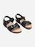 Sandale à brides Bleu foncé+Marron+Noir+Taupe 11 - vertbaudet enfant 