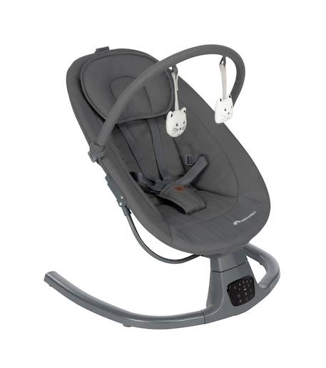 Balancelle bébé automatique et transat melilo Gris graphite 1 - vertbaudet enfant 