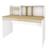 Bureau avec sur-meuble tacco Blanc et bois 2 - vertbaudet enfant 