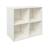 Bloc de rangement 4 cases effet bois  colette Blanc 2 - vertbaudet enfant 