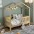 Petit lit cabane évolutif avec tiroirs pin massif charlie Blanc+Bois 8 - vertbaudet enfant 