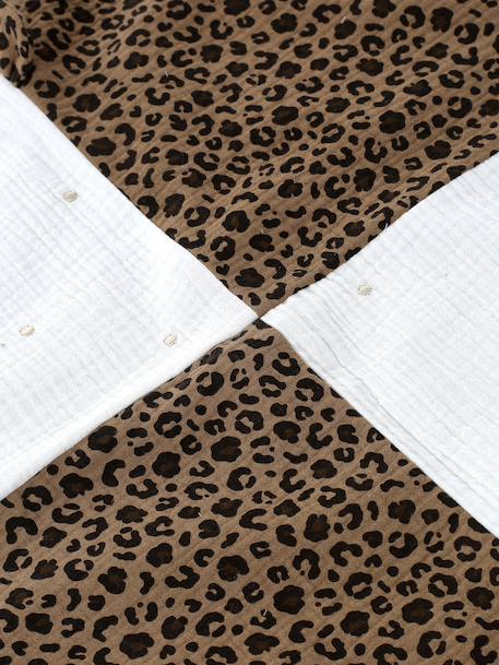 Tapis d'éveil léopard en gaze de coton beige 6 - vertbaudet enfant 