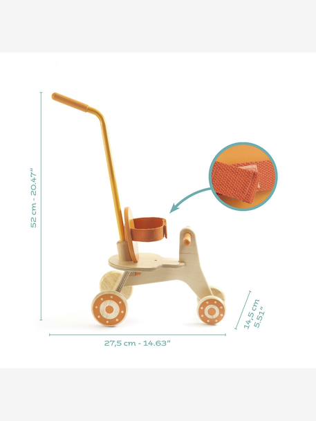 Tricycle poupon orange 2 - vertbaudet enfant 